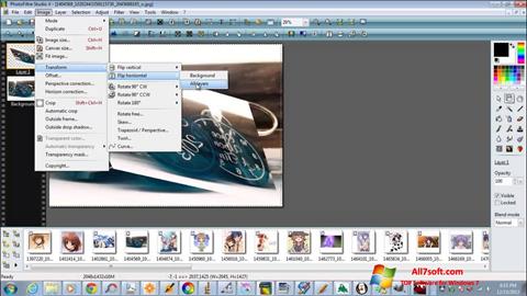 Screenshot PhotoFiltre Studio X für Windows 7