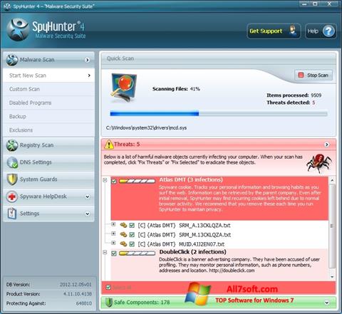 Screenshot SpyHunter für Windows 7