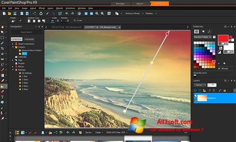 Screenshot PaintShop Pro für Windows 7