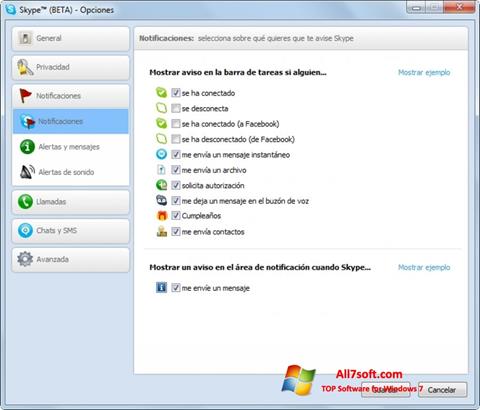 Screenshot Skype Beta für Windows 7