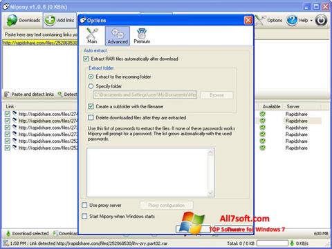 Screenshot Mipony für Windows 7