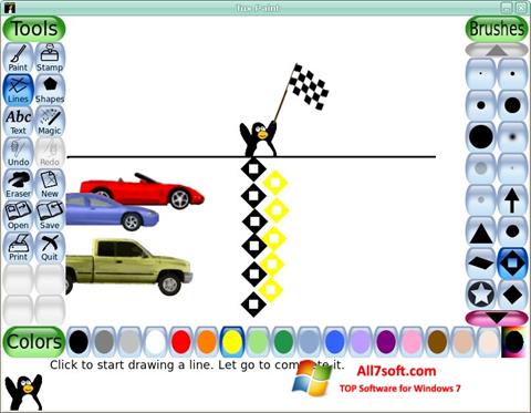 Screenshot Tux Paint für Windows 7