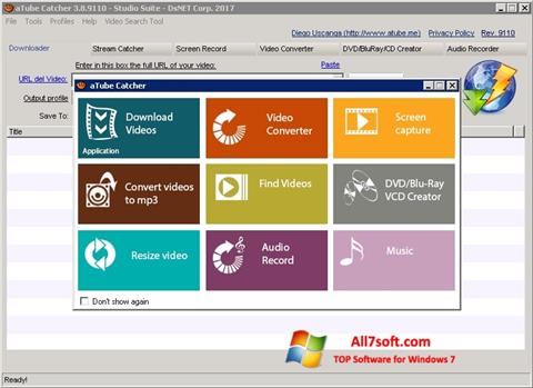 Screenshot aTube Catcher für Windows 7