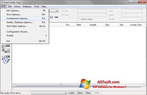 Screenshot Exact Audio Copy für Windows 7