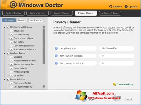 Screenshot Windows Doctor für Windows 7