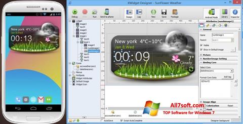 Screenshot XWidget für Windows 7