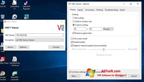 Screenshot VNC für Windows 7