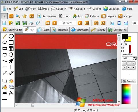 Screenshot PDF Reader für Windows 7