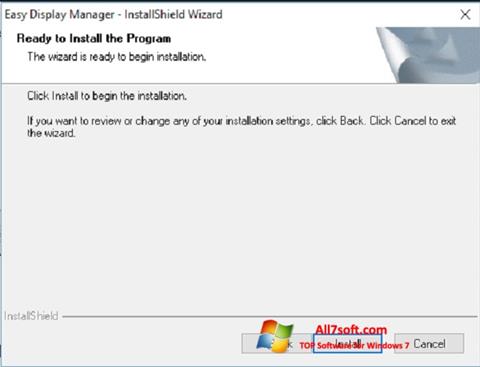 Screenshot Easy Display Manager für Windows 7