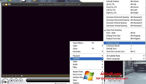 Screenshot GOM Player für Windows 7