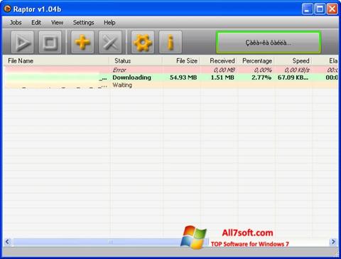 Screenshot Raptor für Windows 7