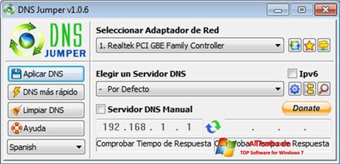 Screenshot DNS Jumper für Windows 7