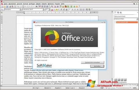 Screenshot SoftMaker Office für Windows 7
