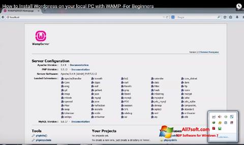 Screenshot WampServer für Windows 7