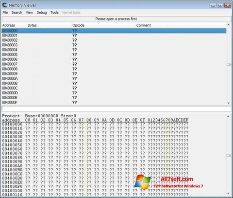 Screenshot Cheat Engine für Windows 7