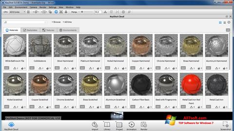 Screenshot KeyShot für Windows 7