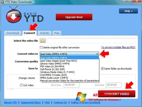 Screenshot YTD Video Downloader für Windows 7