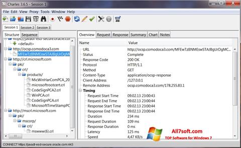 Screenshot Charles für Windows 7