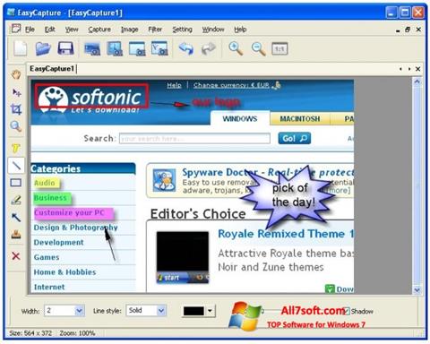 Screenshot EasyCapture für Windows 7