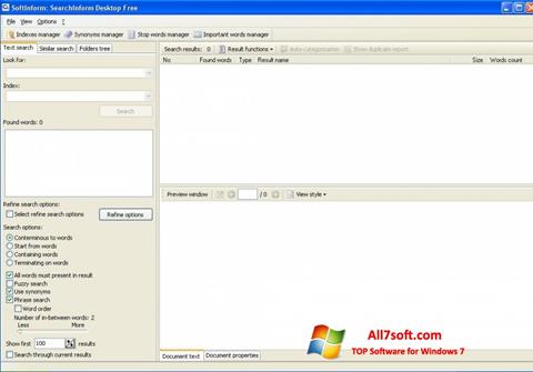 Screenshot SearchInform für Windows 7