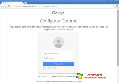 Screenshot Google Chrome Canary für Windows 7