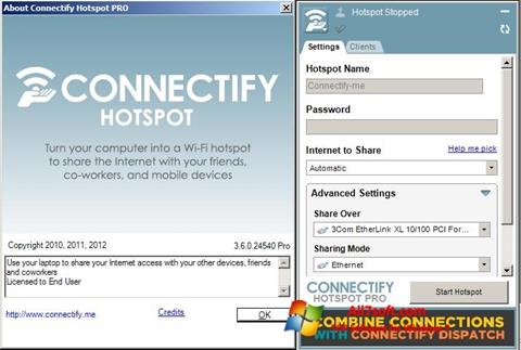 Screenshot Connectify für Windows 7