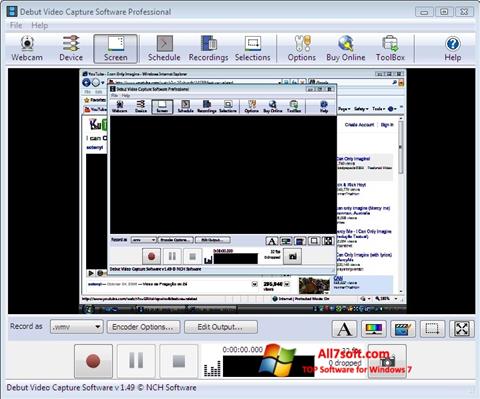 Screenshot Debut Video Capture für Windows 7
