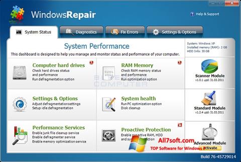 Screenshot Windows Repair für Windows 7
