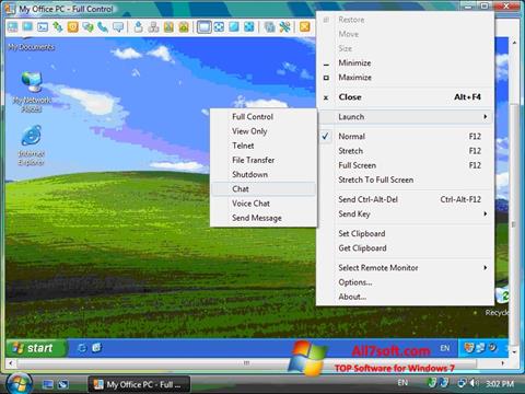 Screenshot Radmin für Windows 7