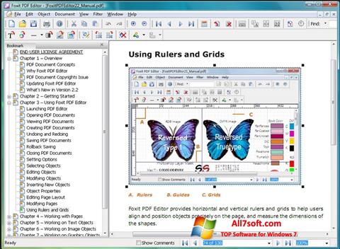 Screenshot Foxit PDF Editor für Windows 7