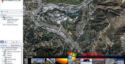 Screenshot Google Earth Pro für Windows 7