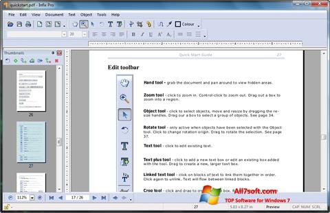 Screenshot Infix PDF Editor für Windows 7