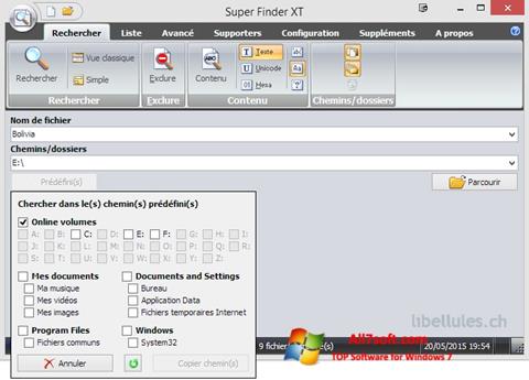 Screenshot Super Finder XT für Windows 7