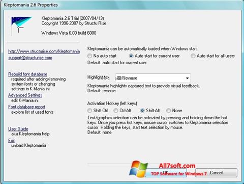 Screenshot Kleptomania für Windows 7
