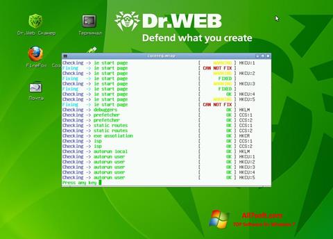 Screenshot Dr.Web LiveCD für Windows 7