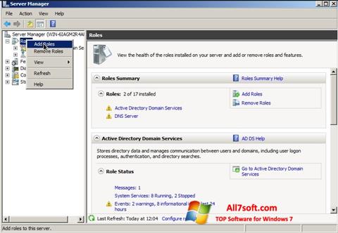 Screenshot Open Server für Windows 7