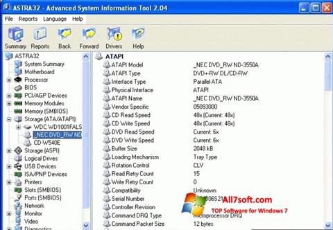 Screenshot ASTRA32 für Windows 7