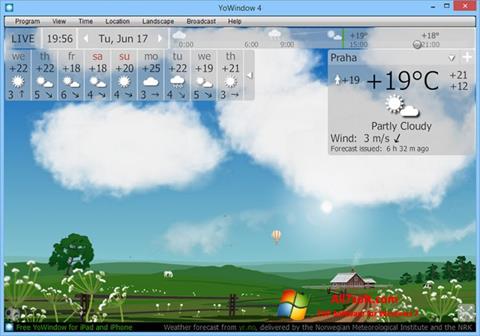 Screenshot YoWindow für Windows 7