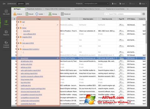 Screenshot Site-Auditor für Windows 7