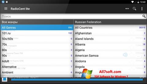 Screenshot Radiocent für Windows 7