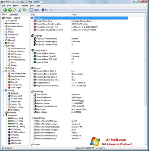 Screenshot EVEREST Ultimate Edition für Windows 7