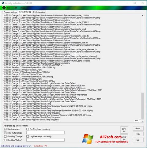 Screenshot Drive Space Indicator für Windows 7