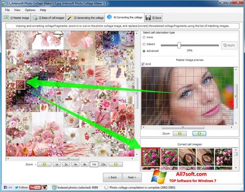 Screenshot Photo Collage für Windows 7