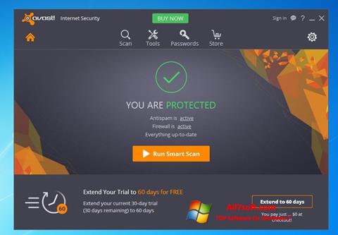Screenshot Avast Internet Security für Windows 7