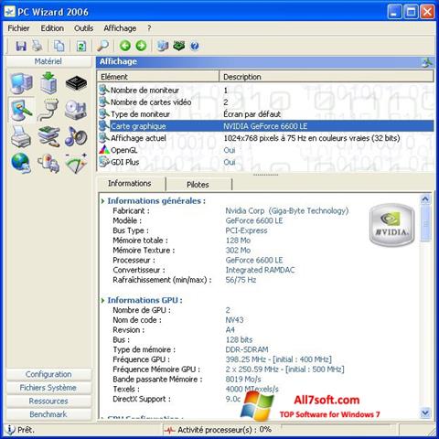 Screenshot PC Wizard für Windows 7