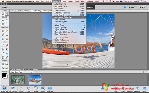 Screenshot Photoshop Elements für Windows 7