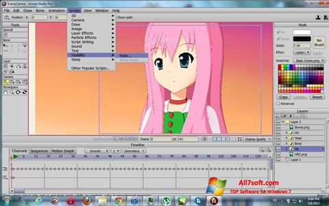 Screenshot Anime Studio für Windows 7
