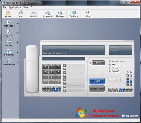 Screenshot VentaFax für Windows 7