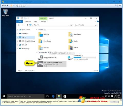 Screenshot Virtual CD für Windows 7