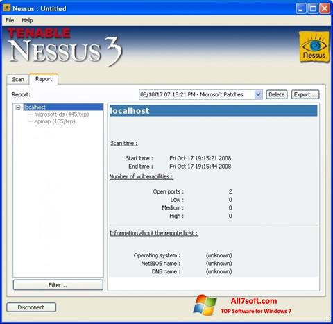 Screenshot Nessus für Windows 7